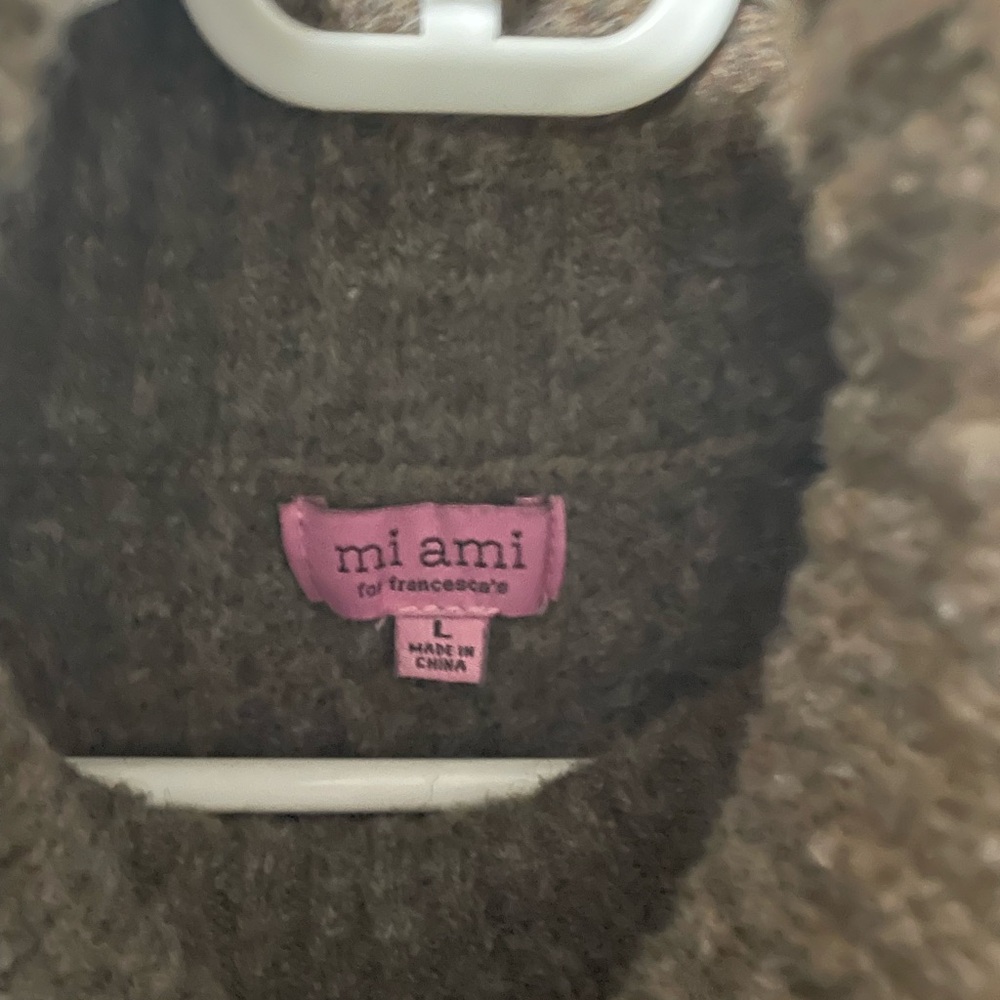 Mi Ami Brown Sweater